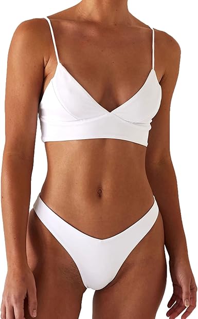Womens Bikini Black Push Up Brazilian Two Piece Swimsuit